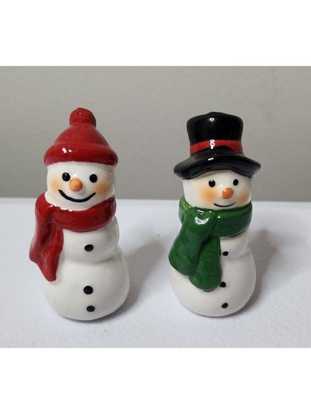 Snowman Salt and Pepper Shakers